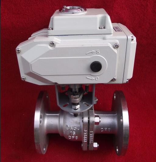 法兰电动切断球阀 不锈钢电动球阀图2