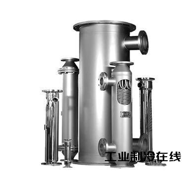 管壳式热交换器 甲醇二氯甲烷冷凝器 不锈钢螺旋缠绕管换热器