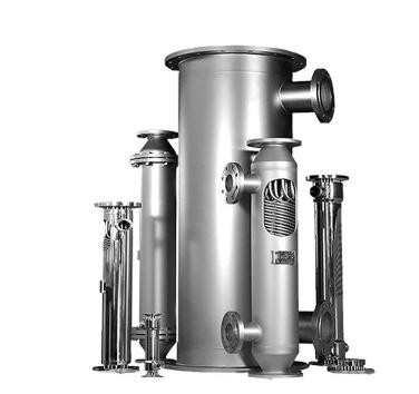 管壳式热交换器 甲醇二氯甲烷冷凝器 不锈钢螺旋缠绕管换热器