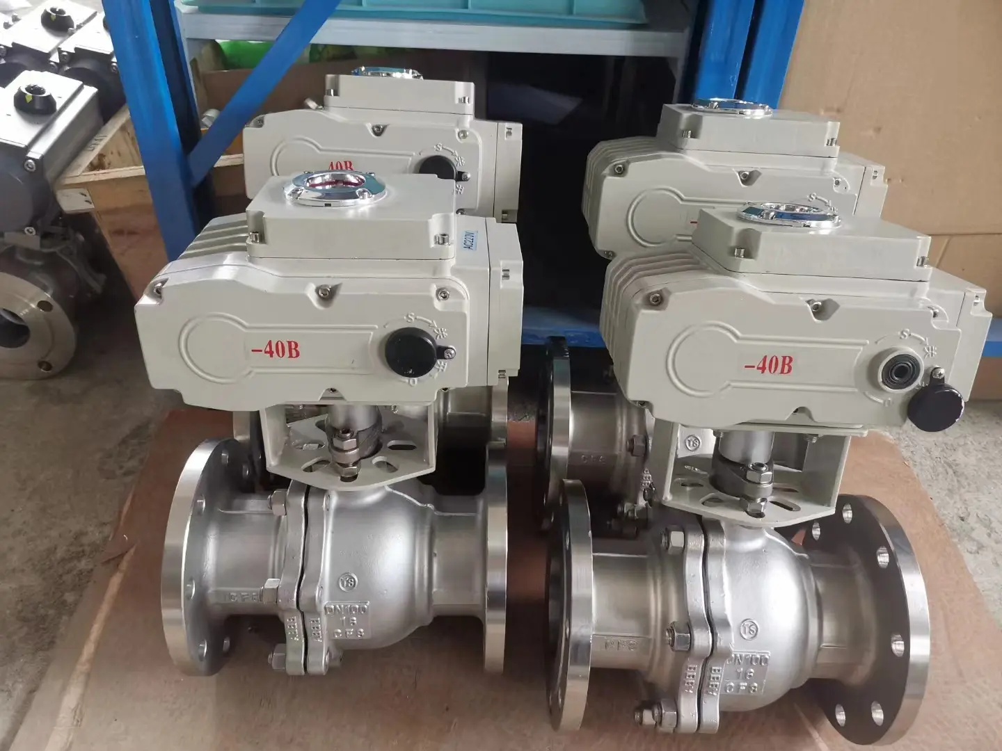 法兰电动球阀Q941F-16 电动二通球阀图2