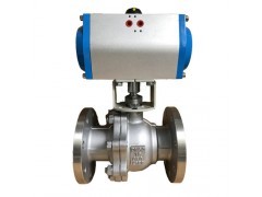 衬氟气动球阀Q641FS 气动球阀图2